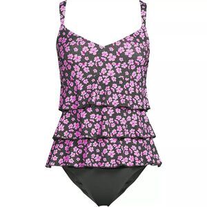 Women's Ruffle Fauxkini One Piece Swimsuit NWT Plus Size Bathing Suit Size 20W